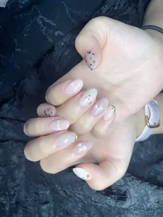 ネイル 神田 ココナッツのネイルデザイン