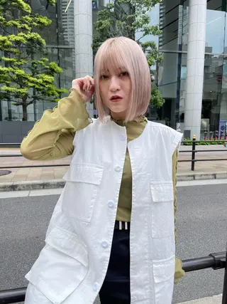 ショート 福山 晴香のヘアスタイル