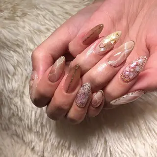 ネイル AERA nail shino🐱⸝꙳のネイルデザイン