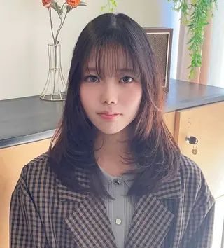 ロング モテるブラウンカラー の達人Tomoyaのヘアスタイル