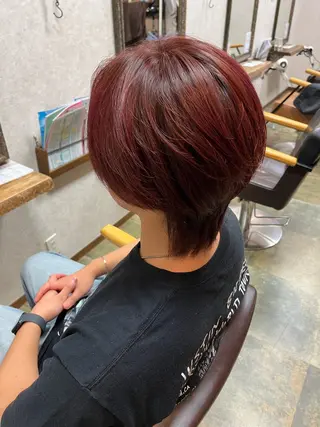 ショート カラー メンズ 三川 啓英 / 縮毛矯正/髪質改善のヘアスタイル