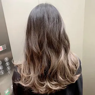 セミロング カラー 【azure横浜】 🧸misaki🌸のヘアスタイル