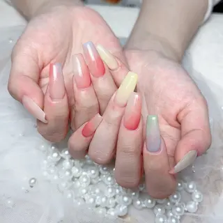 ネイル M🌷nail 長さだし専門店のネイルデザイン