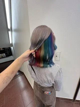 ミディアム カラー LA KING KYOTO所属・レイヤーカット/ miranのヘアスタイル