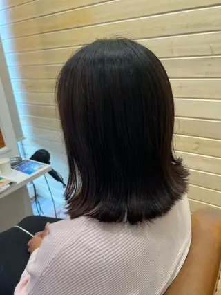 ミディアム cyan Amiのヘアスタイル