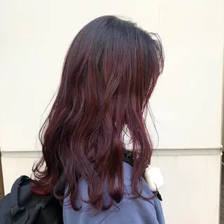 ロング カラー a rikaのヘアスタイル
