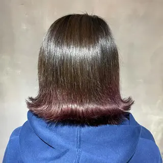ミディアム カラー La vielle 西峠のヘアスタイル
