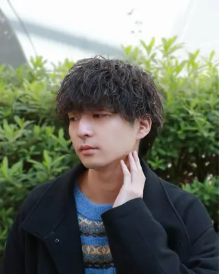 カラー パーマ メンズ メンズカット🐺 パーマ特化🔥舜のヘアスタイル