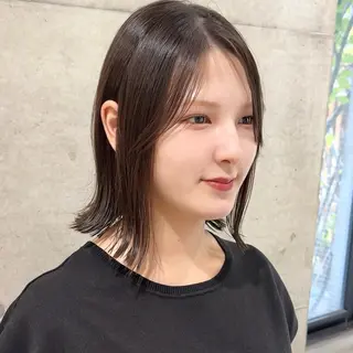 ミディアム 畔上 尚也のヘアスタイル