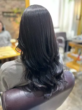 ロング 縮毛矯正／レイヤー／ 🌼mizukiのヘアスタイル