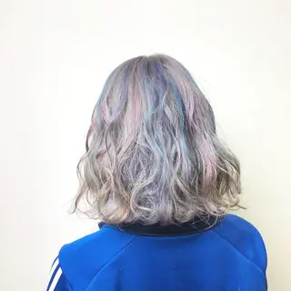 ミディアム カラー ライブトレア YOSHIKIのヘアスタイル
