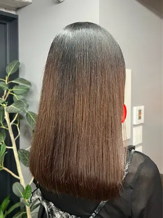 セミロング hair salon knott所属・【 KNOTT 】 *｡yuna⋆*のヘアスタイル