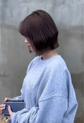 ショート カラー 各務原/カラー/ブリ ーチお任せください！のヘアスタイル