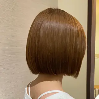 ミディアム カラー M.wish 坂野有香のヘアスタイル