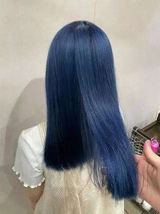 ミディアム カラー リュウタ ダイキのヘアスタイル