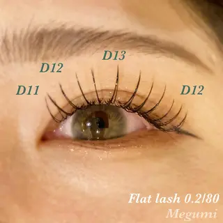 マツエク・マツパ KUON 溝の口 megumiのマツエク・マツパデザイン