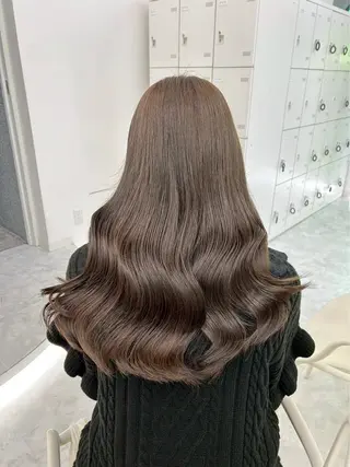 ロング カラー 中韓レイヤー/ ブラウン🤎はやとのヘアスタイル