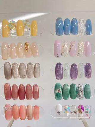 ネイル bijou nails　蓮のネイルデザイン