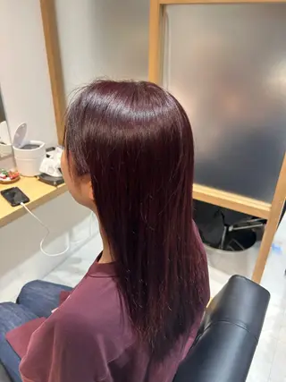 ロング カラー 佐藤 嶺のヘアスタイル