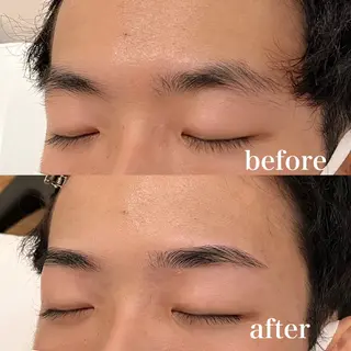 メンズ アイブロウ 八田 紗希の眉毛・アイブロウイメージ