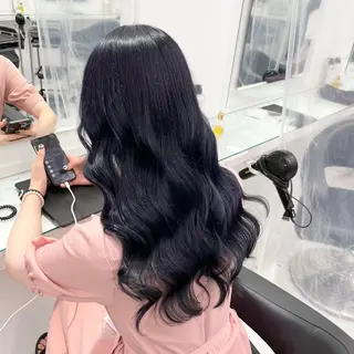 セミロング カラー 🤍💕ブリーチカラ ーAyaka💕🤍のヘアスタイル