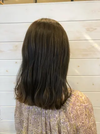 ロング カラー 東恩納 誠のヘアスタイル