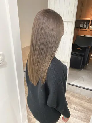 ロング カラー ハイライト⭐️上野 高広のヘアスタイル