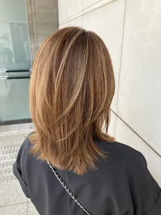 セミロング 山元 雄介のヘアスタイル