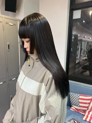 ロング 多河 遥のヘアスタイル