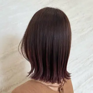 ミディアム カラー 顔周りカット/透明感 カラー🤍大塚蛍のヘアスタイル