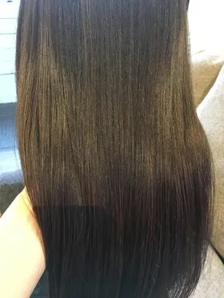 ロング 髪質改善縮毛矯正 専門店のヘアスタイル