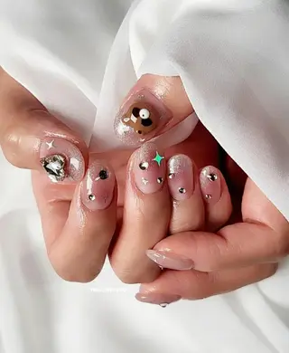 ネイル 3dパーツ/流行り 👧shushu❤️のネイルデザイン