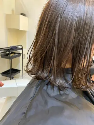 ミディアム カラー ✨髪質改善専門店✨ QOLU✨のヘアスタイル