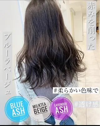 ミディアム カット講師 久保匠のヘアスタイル