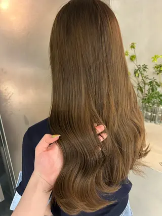 セミロング カラー ・ nanokaのヘアスタイル