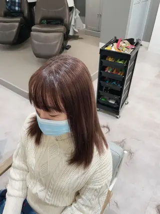 ミディアム 断られる髪に答えを ♣️井上秀樹♠️のヘアスタイル