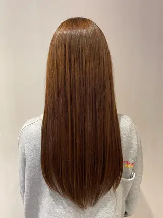 ロング カラー ナチュラル🧡可愛い MINAMIのヘアスタイル