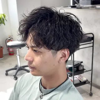 ショート パーマ メンズパーマ Dover島村祐輝のヘアスタイル