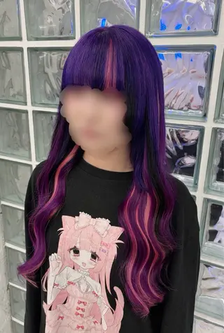 ロング 三尾 樺緒のヘアスタイル