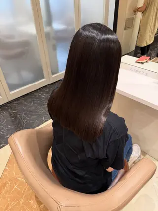 ミディアム 髪質改善カラー/店長 宮内秀峰のヘアスタイル