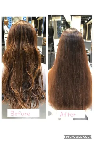 ロング 🇰🇷韓国風艶髪✨ 髪質改善 倉岡しおんのヘアスタイル