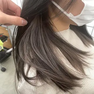 ロング カラー *モデル募集🤍横浜 透明感カラー🫧のヘアスタイル