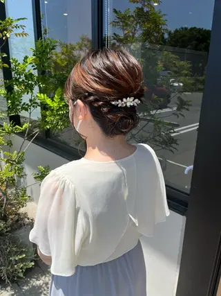 ヘアアレンジ 福島 果音のヘアスタイル