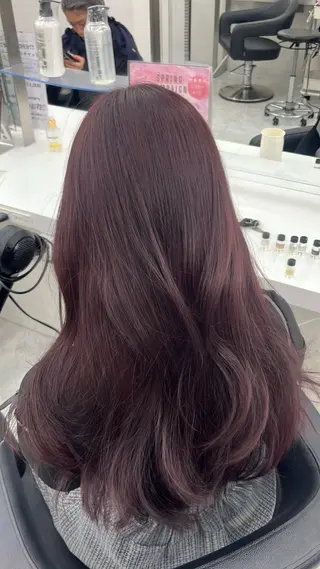 ロング カラー ♡ナチュラルガーリー ♡ベージュ♡RINAのヘアスタイル