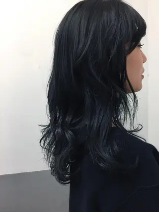 セミロング カラー 💘透明感カラー💘 沖本 将宏のヘアスタイル