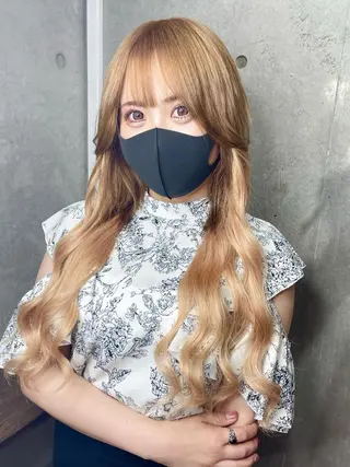 カラー かずくん🦩名古屋 ハイトーン/レイヤーのヘアスタイル
