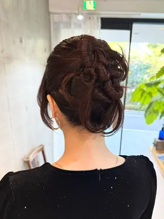 セミロング ヘアアレンジ sakura カットモデル募集💖のヘアスタイル