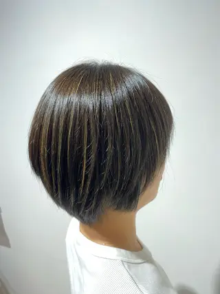 ショート カラー 暖色系カラー まおのヘアスタイル