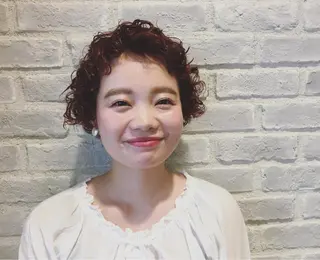 ショート カラー パーマ ヘアアレンジ rico_by ヘアとアイブロウの眉毛・アイブロウイメージ