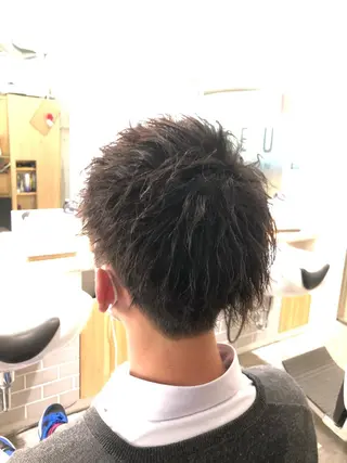 ショート パーマ メンズ bifino.rilune for men所属・rilune matsuoのヘアスタイル